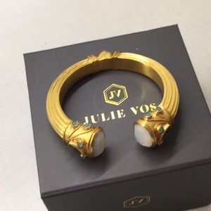 Julie Vos Byzantine Hinged Cuff Bracelet